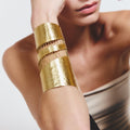 Brazalete Amonet oro - SACH ATELIER