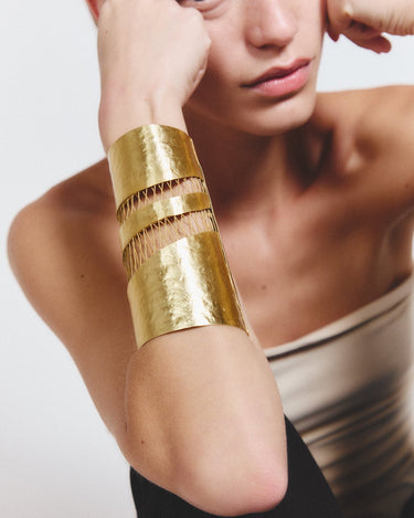 Brazalete Amonet oro - SACH ATELIER