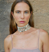 CHOKER ESCAMA PLATA - SACH ATELIER