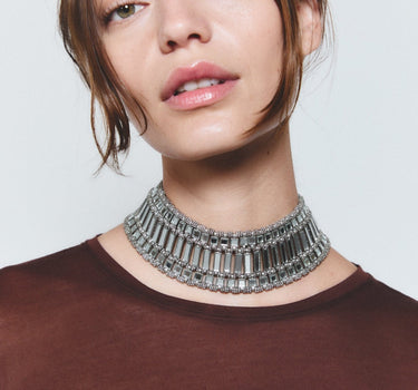 Choker Pleyone plata - SACH ATELIER